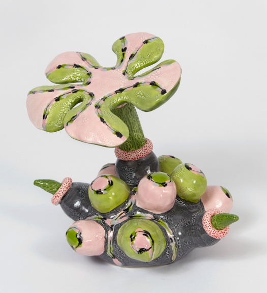 colorful ceramic sculpture